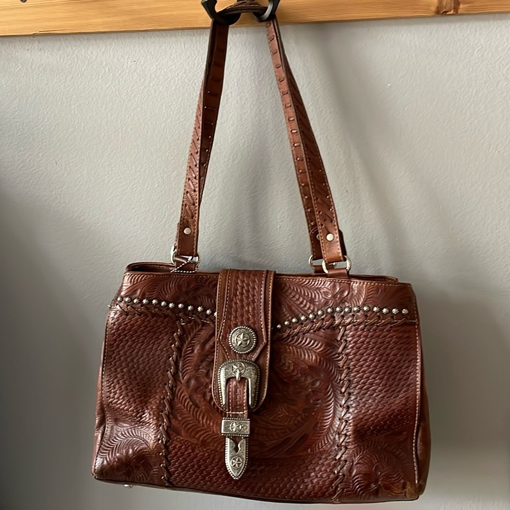 American West leather bag